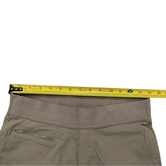 ATHLETA Women Mod Trekkie Crop Woven Pull-On Pants (291743) Gray - Size 4 - Picture 5 of 11